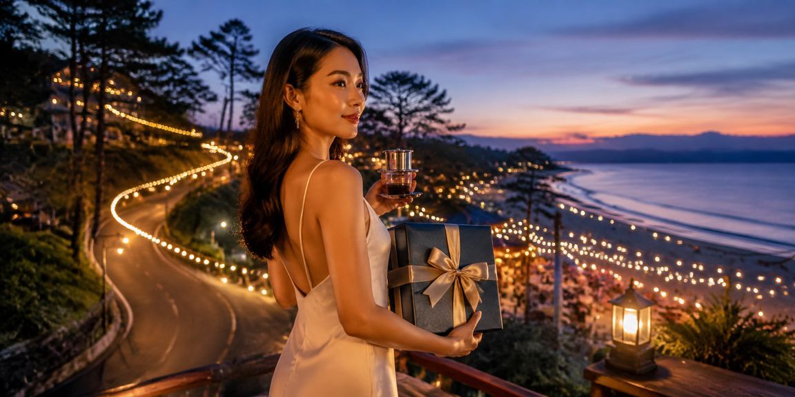 Người chơi tại Đà Lạt kiểm tra trạng thái giao dịch nạp tiền trên ứng dụng xsag trong quán cà phê